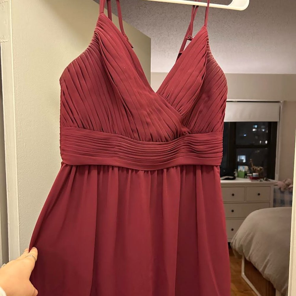 Sorella Vita Bridesmaid Gown - Burgandy/Wine